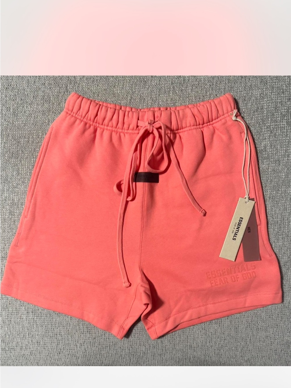 Essentials Coral unisex Drawstring Shorts